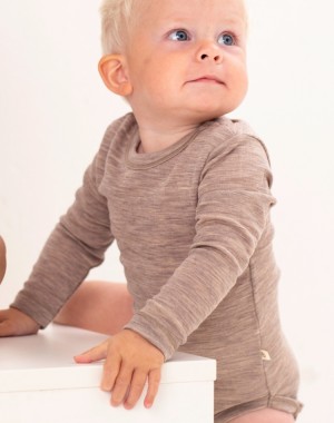 Babyrompertje met lange...