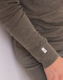 L/S ulltrøye til herre i 100% merinoull, 1x1 rib, 2-pak