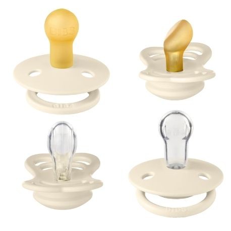 Bibs Try-it-collection, Str. 1 (0-6 md.), Ivory