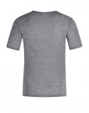 Kortärmad t-shirt herr i 100% merinoull, 1x1 ribb, 2-pack
