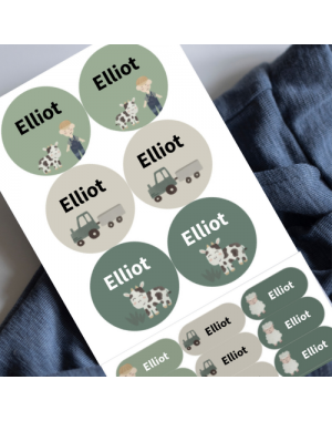 118 namnlappar - Blandpaket