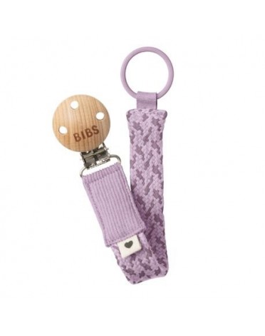 BIBS Paci Braid,  Napphållare, Violet Sky / Mauve
