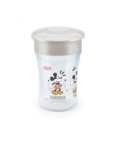 NUK  Mini Magic Cup, Disney drickskopp, Mickey grey, 8+m
