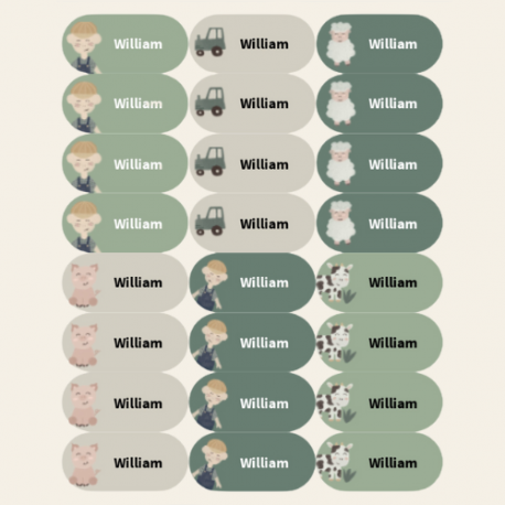 Name labels for clothes - Basic package