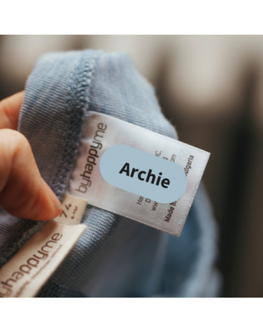 Name labels for clothes, mini - solid