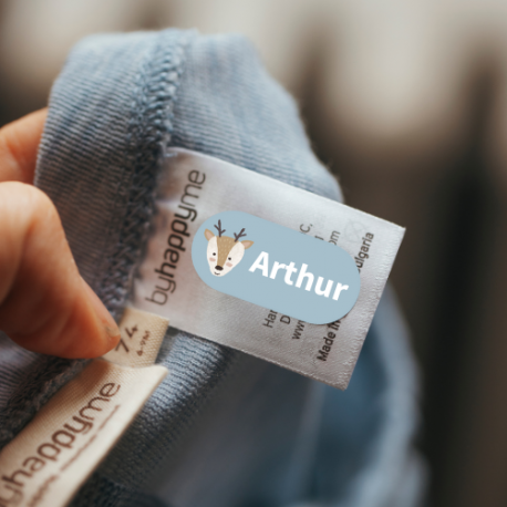 Name labels for clothes, mini