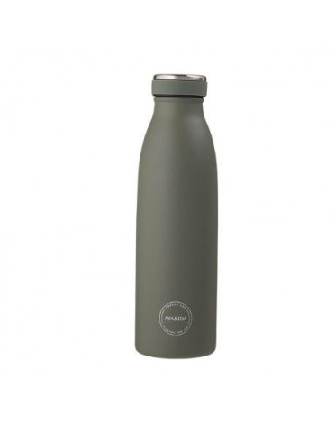 Aya&Ida,  Drinking Bottle, Water Bottle with lid, 500 ml, Tropical Green
