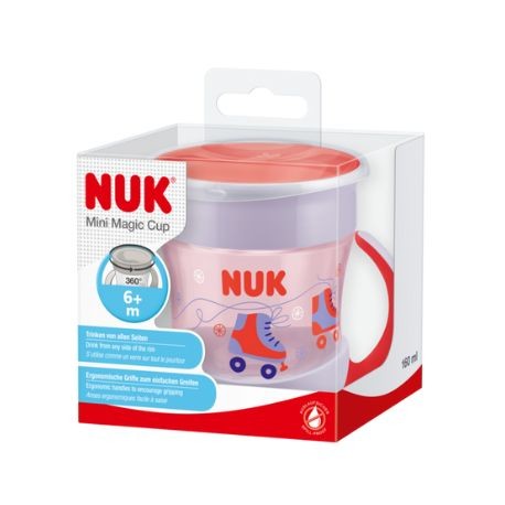 NUK  Mini Magic Cup, Drinking cup, Light purple, 6+m