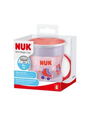 NUK  Mini Magic Cup, Drinking cup, Light purple, 6+m