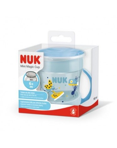 NUK  Mini Magic Cup, Drinking cup, Light blue, 6+m