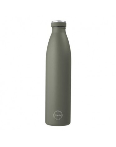 Aya&Ida,  Drinking Bottle, Water Bottle with lid, 1000 ml, Tropical Green