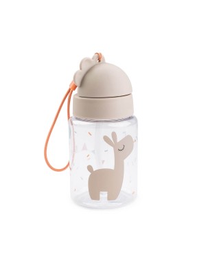 Done by Deer Straw Bottle Celebration, Sand, 280 ml